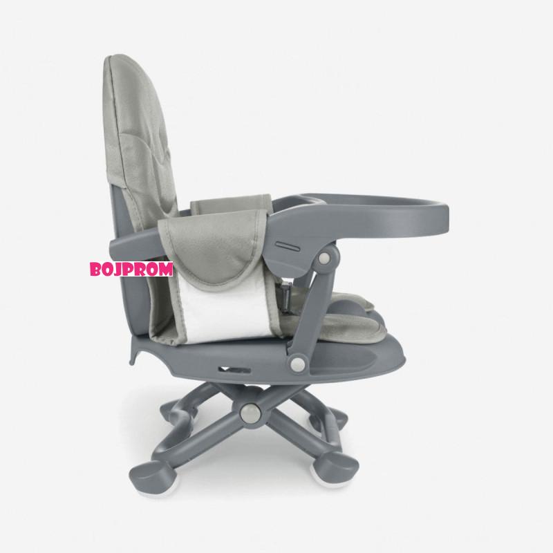 KIKKA BOO STOLICA ZA HRANJENJE PAPPO GREY 2025 31004010193 