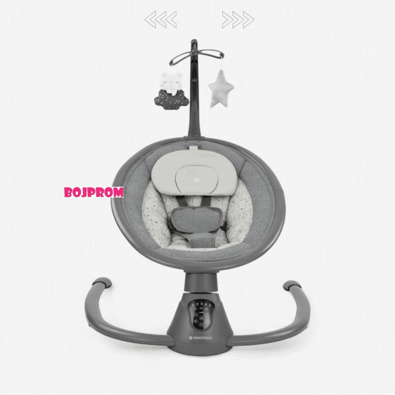 KIKKA BOO EL.LJULJA TWIDDLE GREY 2024 31005010077 