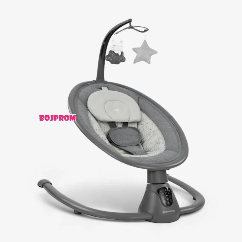 KIKKA BOO EL.LJULJA TWIDDLE GREY 2024 31005010077 