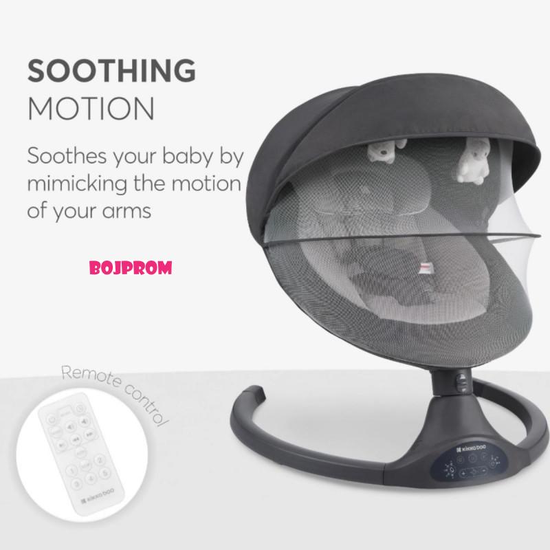 KIKKA BOO EL.LJULJA CODIE DARK GREY 2025 31005010092 