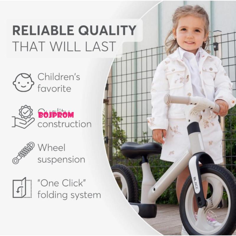 KIKKA BOO BALANS BICIKL BLACE BEIGE 31006040108 