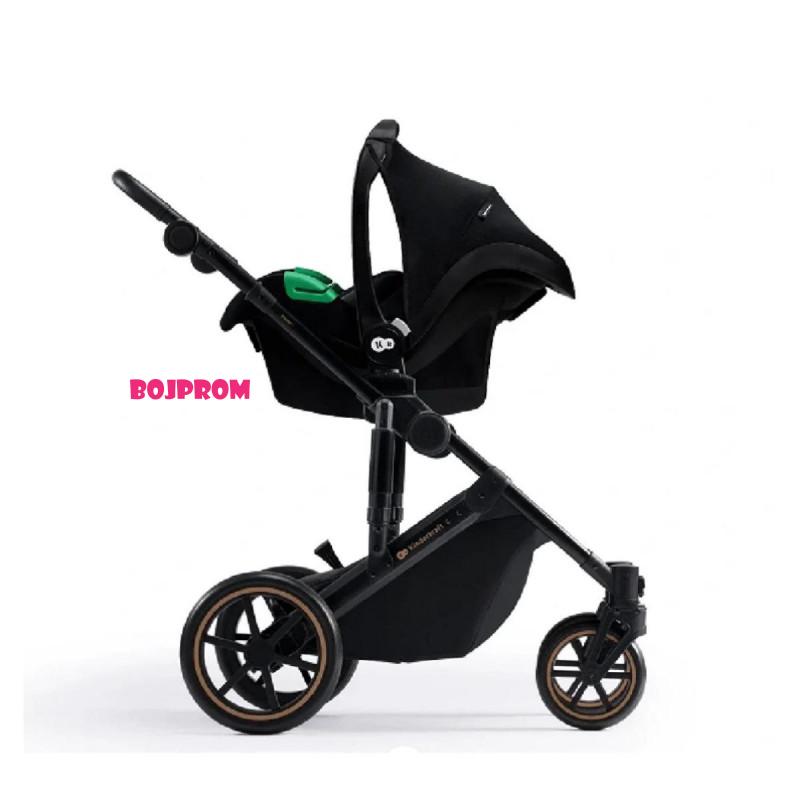 KINDERKRAFT KOLICA 3U1 PRIME 2 MINK PRO VENEZIAN BLACK 41239 