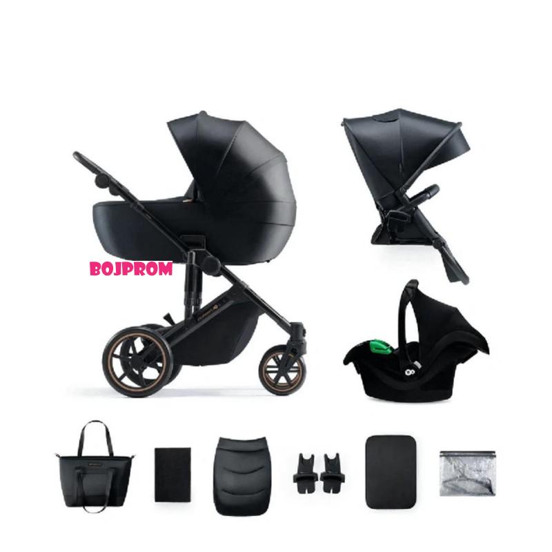 KINDERKRAFT KOLICA 3U1 PRIME 2 MINK PRO VENEZIAN BLACK 41239 