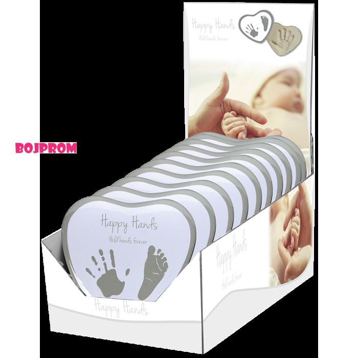 DOOKY POKLON SET OKVIR SRCE 2 DIJELA SILVER WHITE 49829 