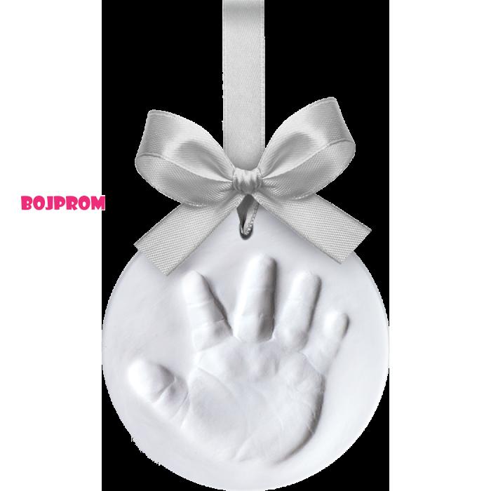 DOOKY POKLON SET ORNAMENT SILVER RIBBON 49830 