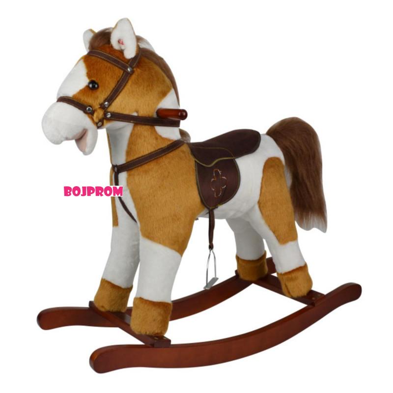 BERTONNE KONJIC NA LJULJANJE SMEDJE BIJELI 49779 