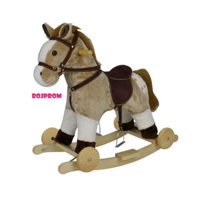 BERTONNE KONJIC NA LJULJANJE S TOCKOVIMA BEIGE 49775 