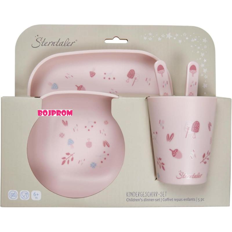 STERNTALER SET ZA HRANU HANNI QUARZROSA 000799 6802572 