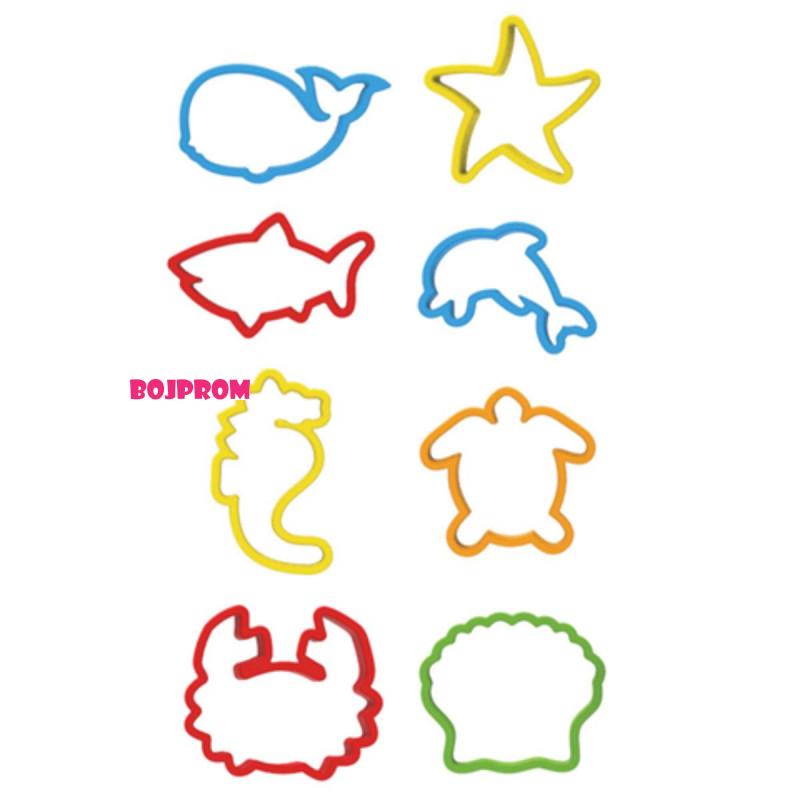 CROCO_TOYS PLASTELIN MORSKE ZIVOTINJE 03568 