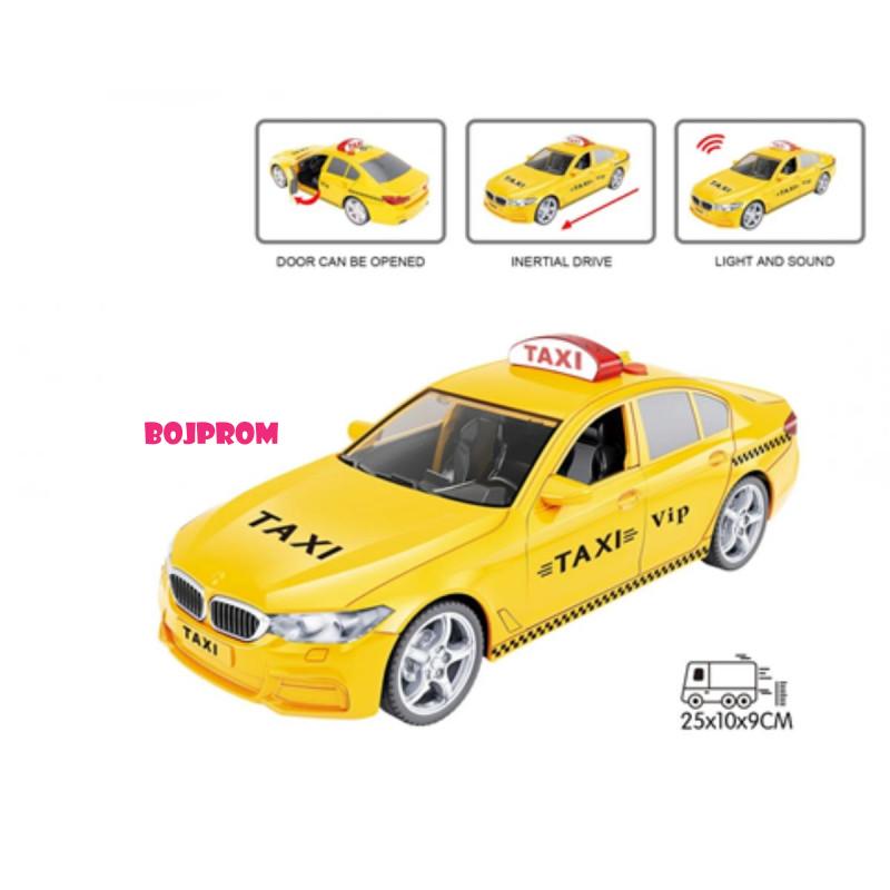 CROCO_TOYS AUTO TAXI ZUTI 1:16 MAGZY WHEELS SVJETLO I ZVUK RJ3371 