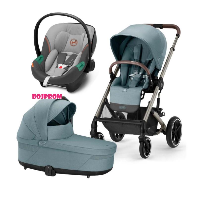 CYBEX KOLICA BALIOS 3U1 STORMY BLUE SA AUTOSJEDALICOM ATON 