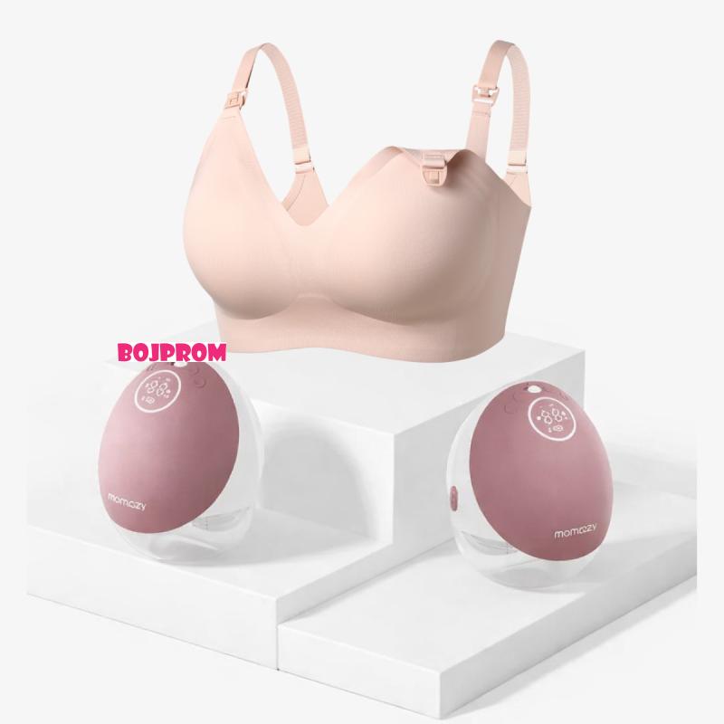 MOMCOZY SET- IZDAJALICA M9 MOBILE FLOW I GRUDNJAK ZA DOJENJE 