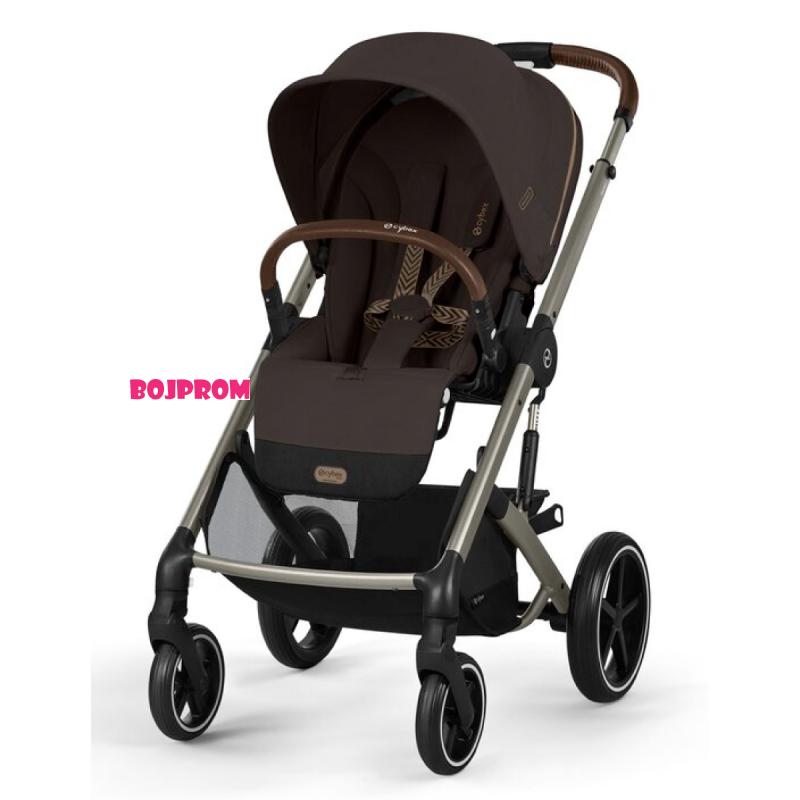 CYBEX BALIOS KOLICA S LUX TPE B CHOCOLATE BROWN 525000113 I AUTOSJEDALICA CLOUD G I-SIZE PLUS MOON BLACK 5 