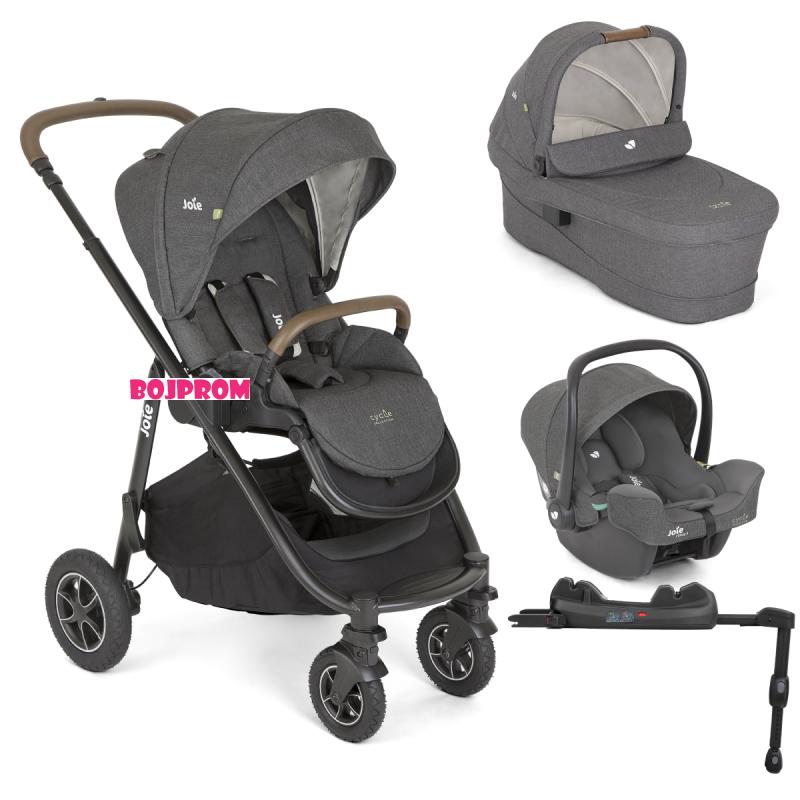 JOIE KOLICA VERSATRAX TRIO SHELL GRAY 40453 I BAZA I-BASE LX2 37450 