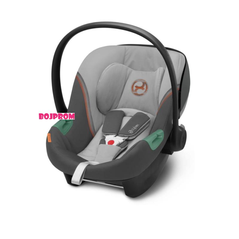 CYBEX AUTOSJEDALICA ATON S2 I-SIZE LAVA GREY MID GREY 522001945 I ATON BAZA 2-FIX BLACK BLACK 513126002 