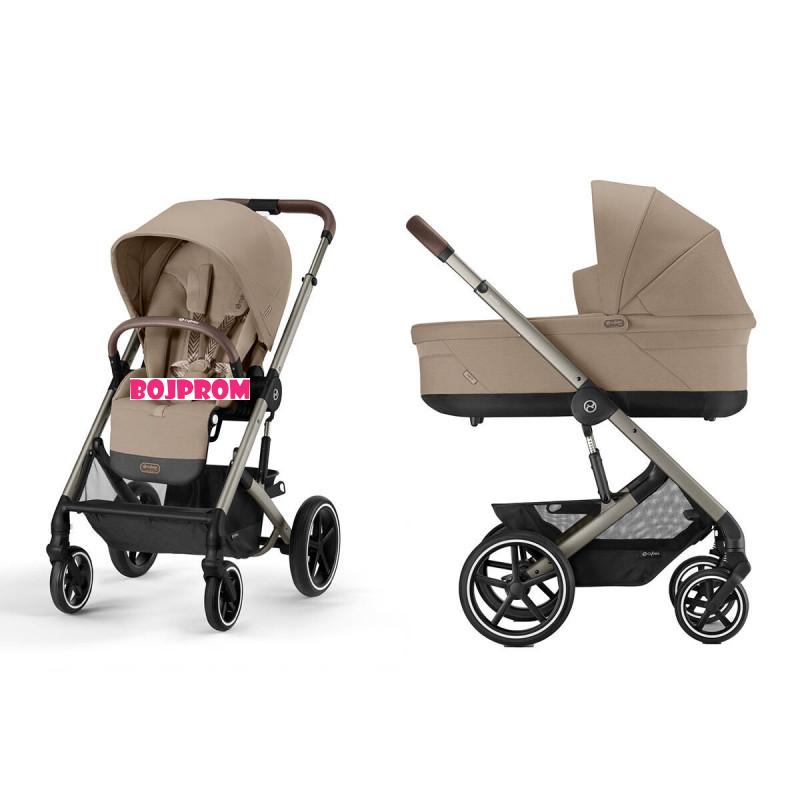 CYBEX KOLICA BALIOS 2U1 ALMOND I KORPA S LUX ALMOND 
