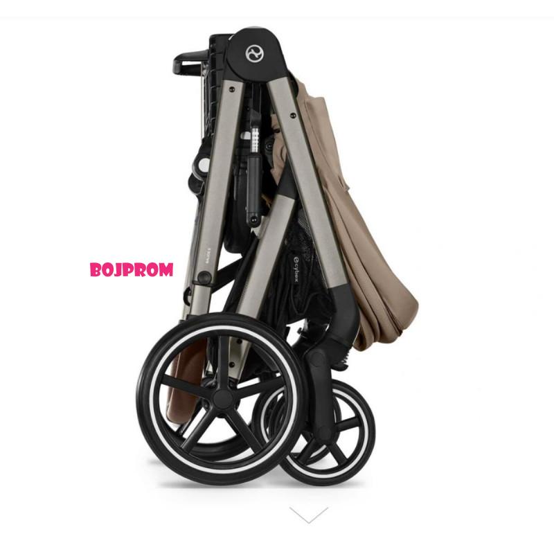 CYBEX KOLICA BALIOS 4U1 ALMOND BEIGE I BAZA ZA AUTOSJEDALICU G BLACK 