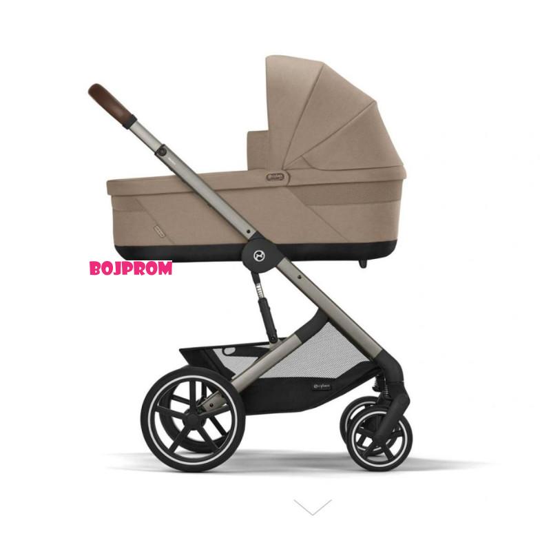 CYBEX KOLICA BALIOS 4U1 ALMOND BEIGE I BAZA ZA AUTOSJEDALICU G BLACK 