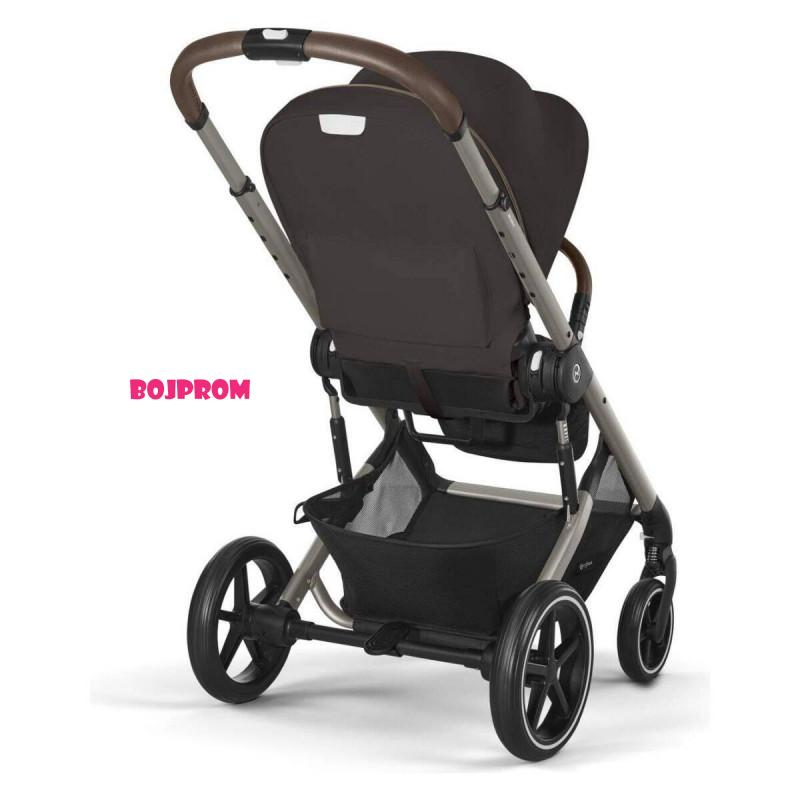 CYBEX KOLICA BALIOS 4U1 CHOCOLATE I BAZA ZA AUTOSJEDALICU G BLACK 