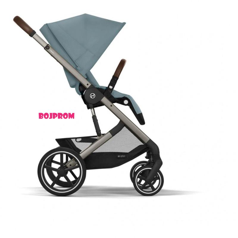 CYBEX KOLICA BALIOS 4U1 STORMY BLUE LIGHT I BAZA ZA AUTOSJEDALICU G BLACK 