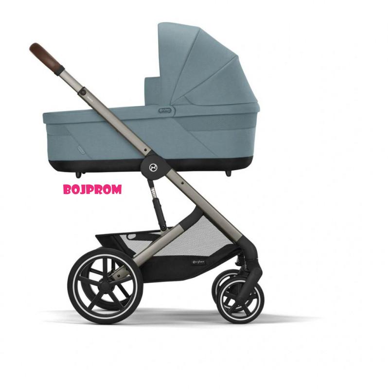 CYBEX KOLICA BALIOS 4U1 STORMY BLUE LIGHT I BAZA ZA AUTOSJEDALICU G BLACK 