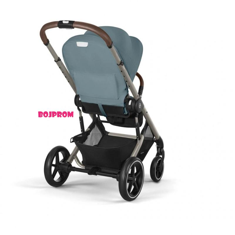 CYBEX KOLICA BALIOS 4U1 STORMY BLUE LIGHT I BAZA ZA AUTOSJEDALICU G BLACK 