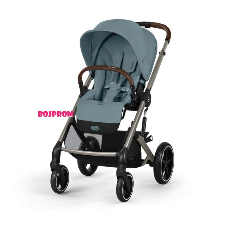 CYBEX KOLICA BALIOS 4U1 STORMY BLUE LIGHT I BAZA ZA AUTOSJEDALICU G BLACK 