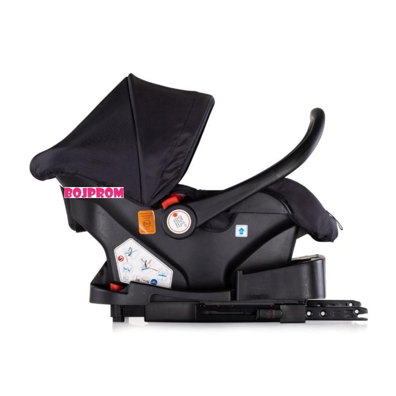CHIPOLINO KOLICA VISTA 3U1 BLACKBERRY KKVS02301BB + BAZA ZA AUTOSJEDALICU AMORE,AURA,VISTA,MARBELLA STKBS0251A 