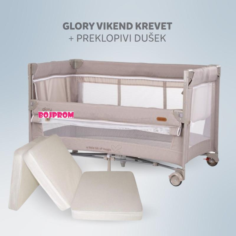 CHIPOLINO VIKEND KREVET GLORY TIRAMISU KOSIGL2501TR + DUSEK KLASIK 120X60X8 