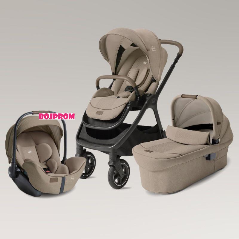 JOIE KOLICA FINITI 3U1 SANDSTONE, KORPA RAMBLE I SJEDALICA I-LEVEL PRO 