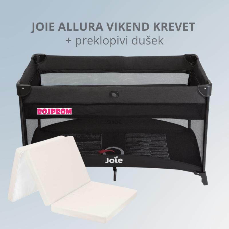 JOIE ALLURA 2 LEVEL 120 SKLOPIVI KREVET SHALE 20273 I PREKLOPIVI DUSEK LIGHT GREY 31107020048 