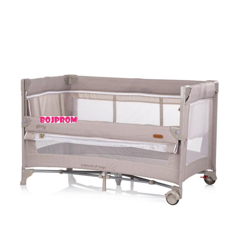CHIPOLINO VIKEND KREVET GLORY TIRAMISU KOSIGL2501TR I PREKLOPIVI DUSEK LIGHT GREY 31107020048 