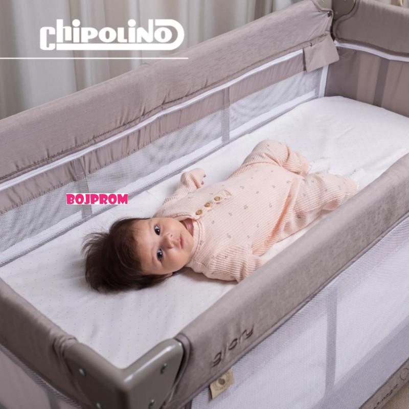 CHIPOLINO VIKEND KREVET GLORY TIRAMISU KOSIGL2501TR I PREKLOPIVI DUSEK LIGHT GREY 31107020048 