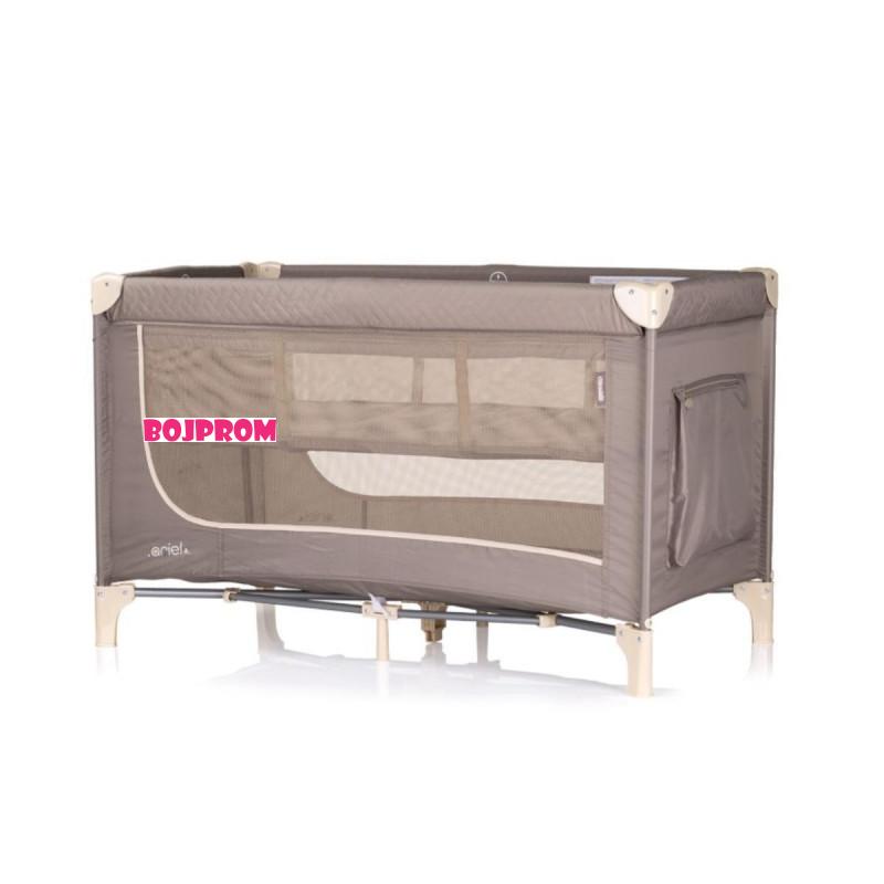 CHIPOLINO VIKEND KREVET ARIEL TIRAMISU KOSIAR252TR I PREKLOPIVI DUSEK LIGHT GREY 31107020048 