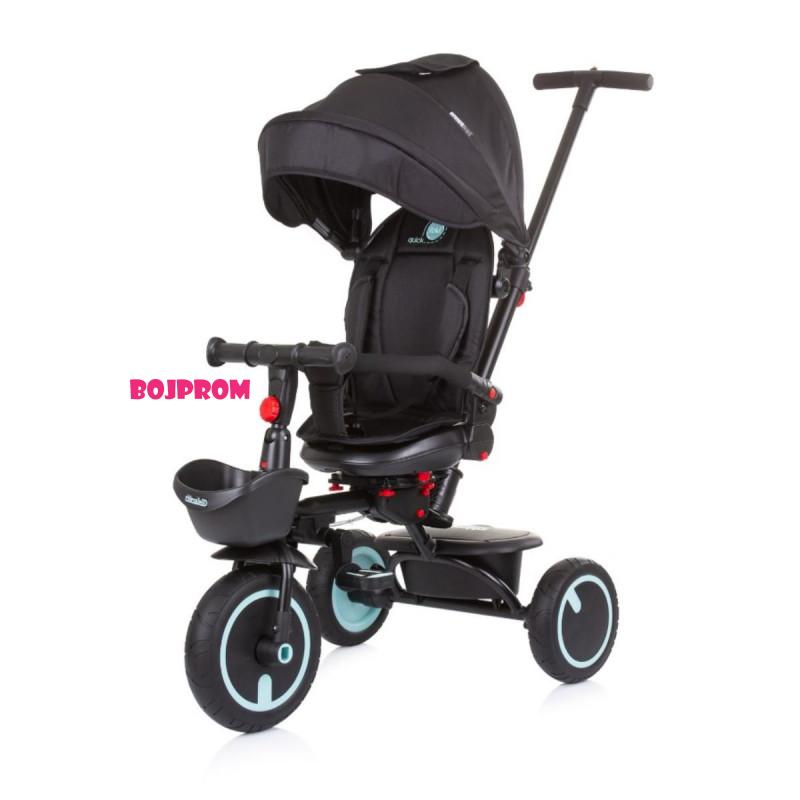 CHIPOLINO TRICIKL QUICK FOLD EBONY TRKQF0231EB 