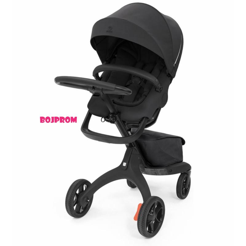 STOKKE XPLORY KOLICA RICH BLACK I  GRATIS KORPA RICH BLACK 