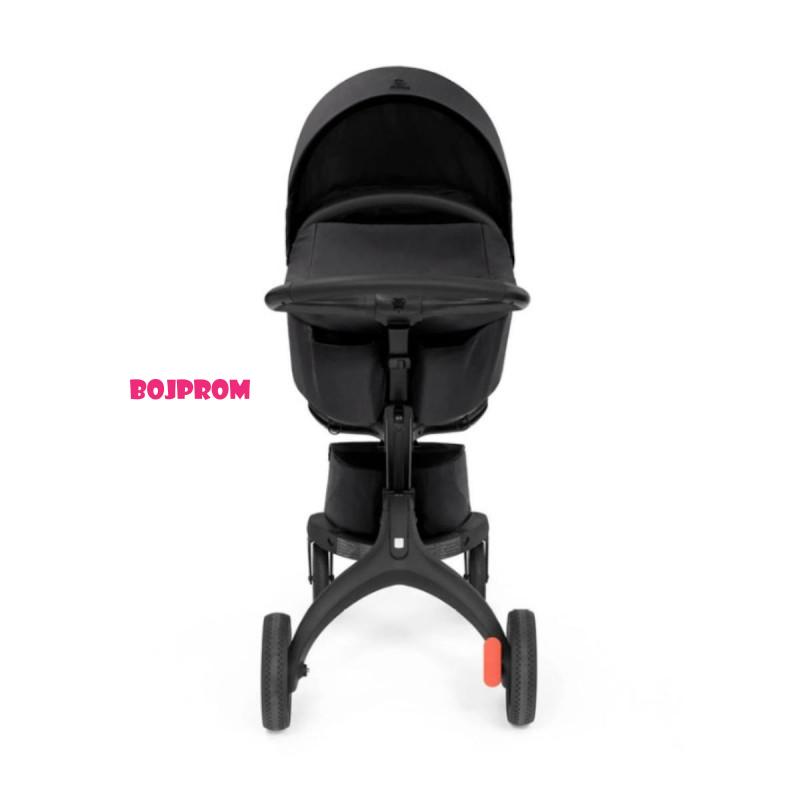 STOKKE XPLORY KOLICA RICH BLACK I  GRATIS KORPA RICH BLACK 
