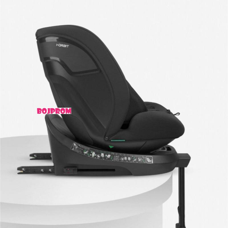 KIKKA BOO AUTOSJEDALICA I-ORBIT I-SIZE BLACK 2025 31002100085 