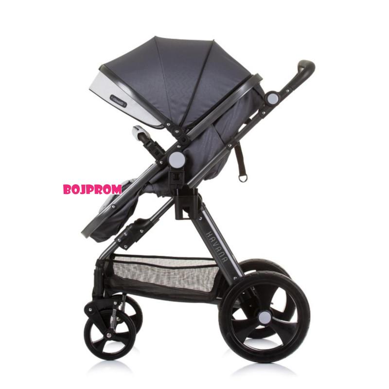 CHIPOLINO KOLICA HAVANA 3U1 OBSIDIAN/SILVER KKHA02402OS 