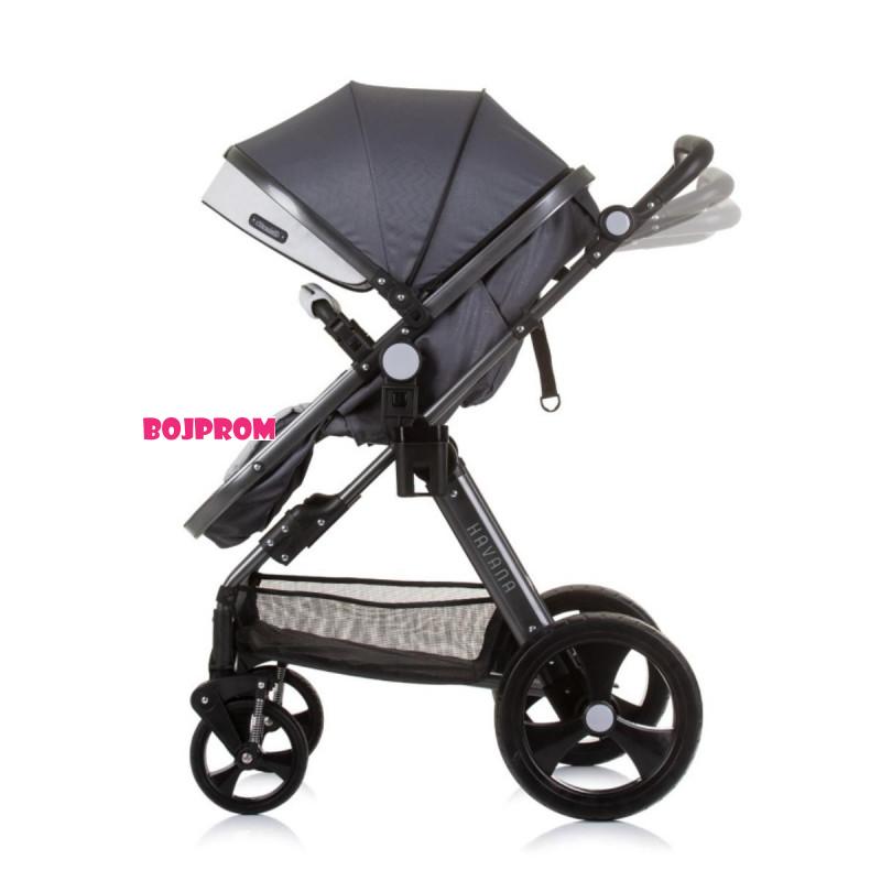 CHIPOLINO KOLICA HAVANA 3U1 OBSIDIAN/SILVER KKHA02402OS 