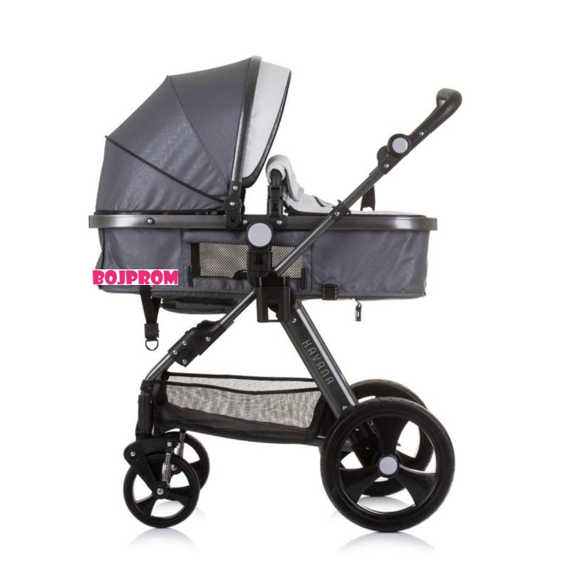 CHIPOLINO KOLICA HAVANA 3U1 OBSIDIAN/SILVER KKHA02402OS 