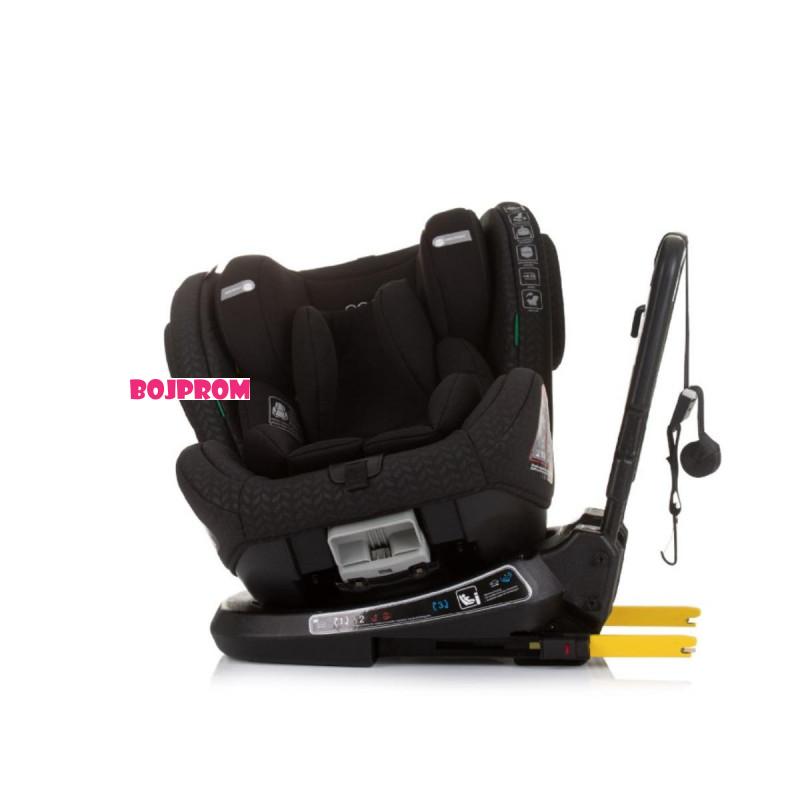 CHIPOLINO AUTOSJEDALICA ISOFIX 360 PEAK OBSIDIAN STKPK02401OB 