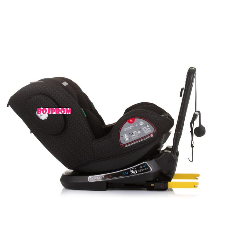 CHIPOLINO AUTOSJEDALICA ISOFIX 360 PEAK OBSIDIAN STKPK02401OB 