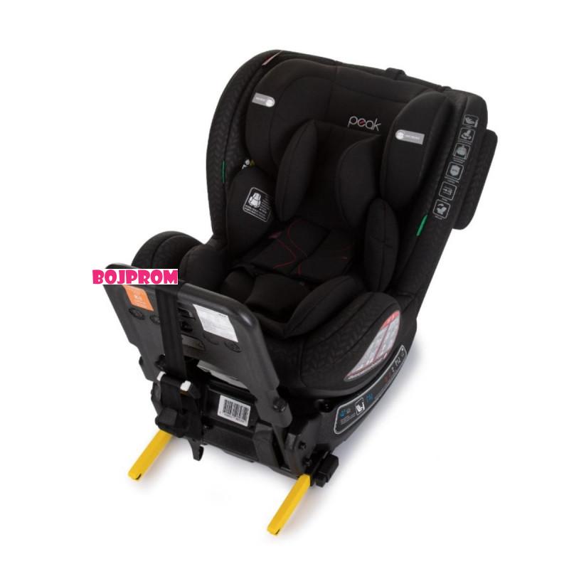 CHIPOLINO AUTOSJEDALICA ISOFIX 360 PEAK OBSIDIAN STKPK02401OB 