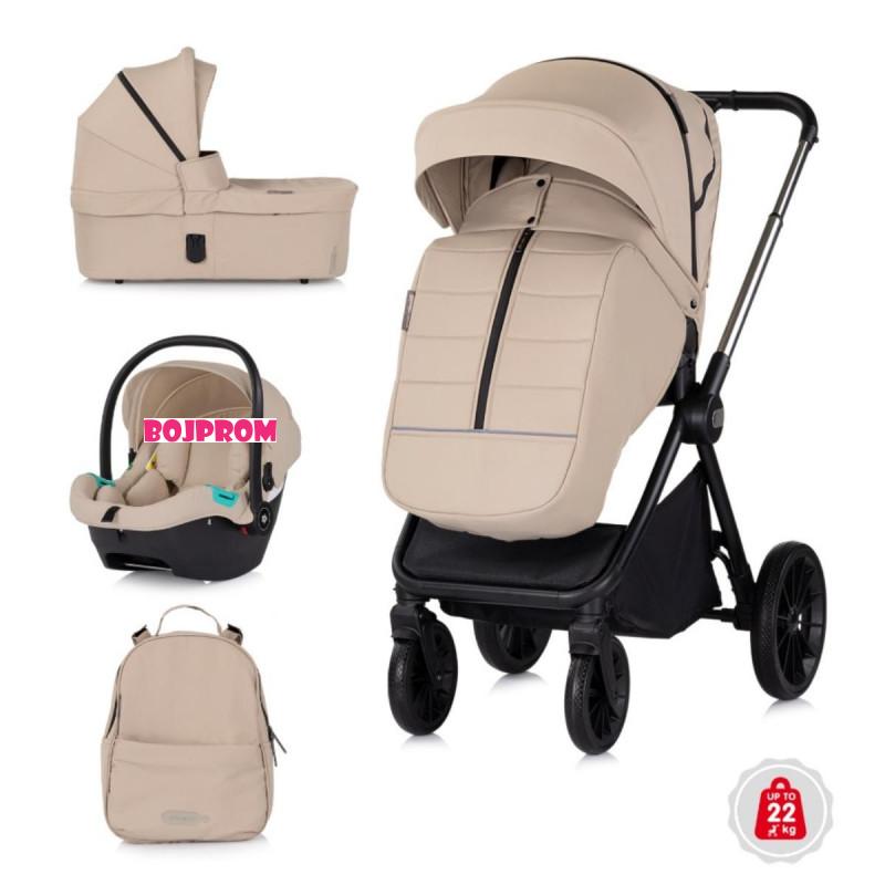 CHIPOLINO KOLICA 3U1 ENCANTO TIRAMISU KKEN02502TR 