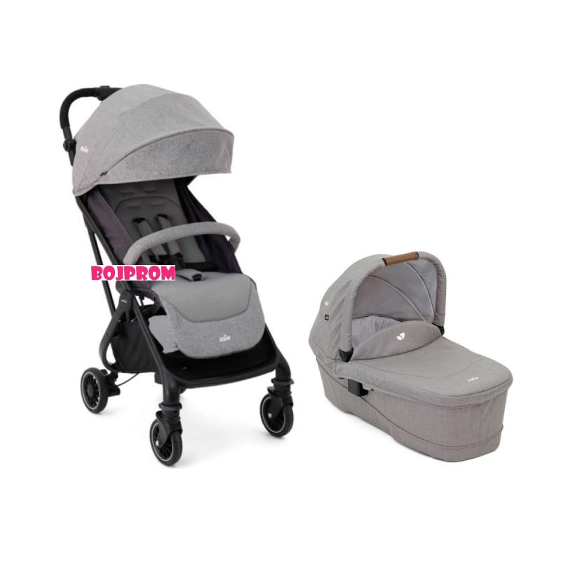 JOIE KOLICA TOURIST PEBBLE I KORPA RAMBLE LITETRAX GREY FLANNEL 