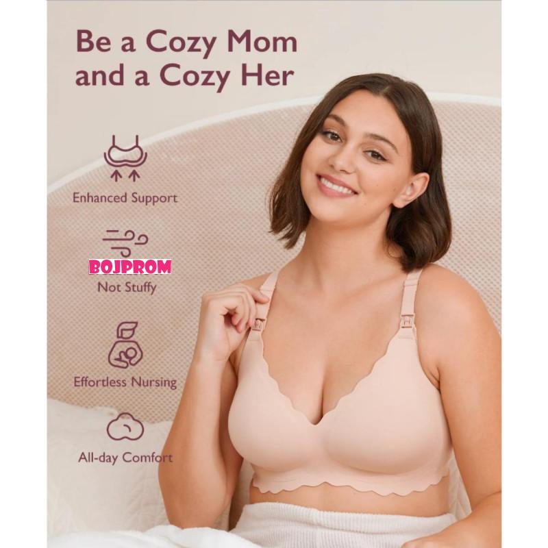 MOMCOZY GRUDNJAK ZA DOJENJE FLORAL NURSING SKIN L FB046-SK11XL-B YN46 
