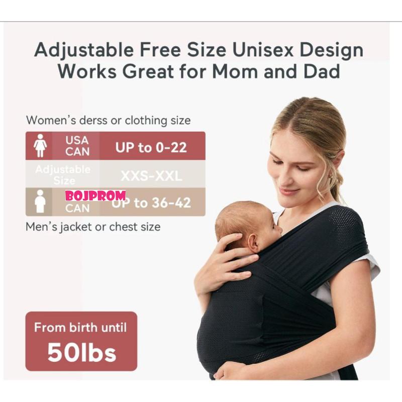 MOMCOZY KENGUR NOSILJKA BLACK CR001-BL00NB-A M20SSCJ01 