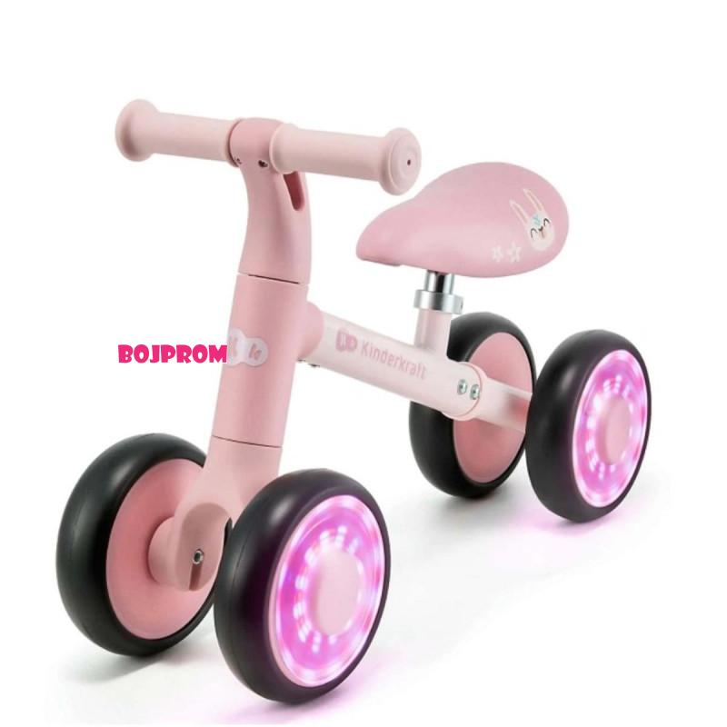 KINDERKRAFT BICIKL CUTIE FLASH PINK 49629 