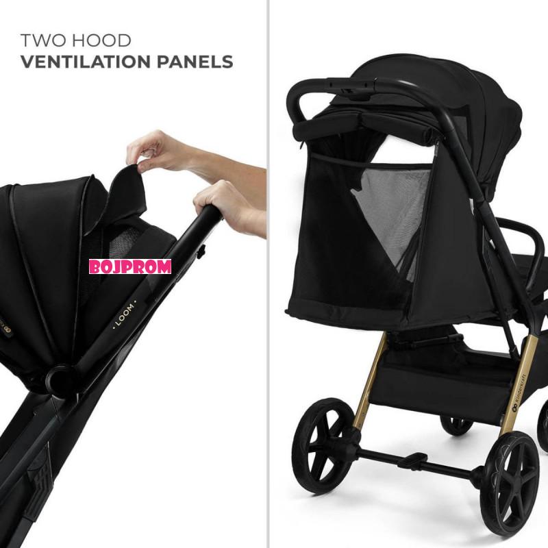 KINDERKRAFT KOLICA LOOM INK BLACK 47228 